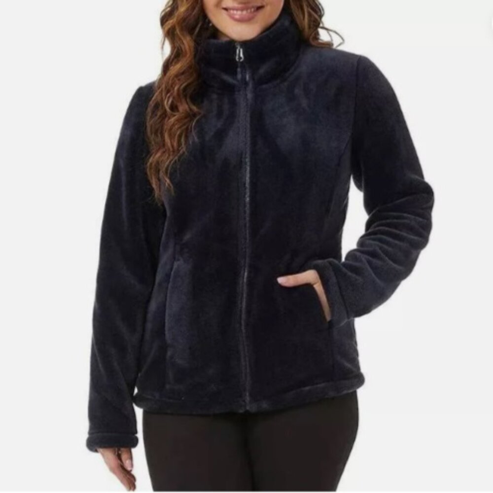 32 Degrees Heat Women's Full Zip Plush Jacket SZ M